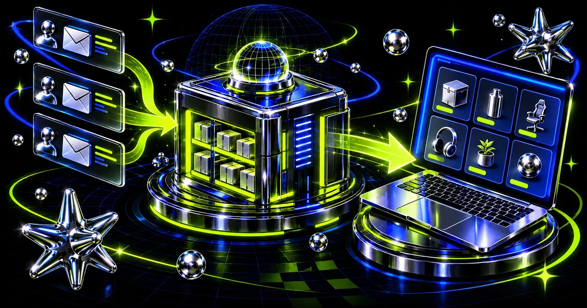 供應端工作台從資料中心讀取商品與供貨申請。
